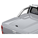 Ford Ranger (02/2019 - ..) dubbele cabine vaste tonneau cover Moondust Silver
