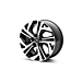 Citroen lichtmetalen velg ZEPHYR NOIR 17"