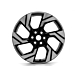 Ford Transit Custom (09/2023 - ..) lichtmetalen velg 19" 6-spaaks design, Ebony Black