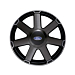 Ford Fusion (2002 - 2012) lichtmetalen velg 16" 7-spaaks design, zwart
