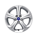 Ford lichtmetalen velg 17" 5-spaaks design, Mystique Silver Ford lichtmetalen velg 17" 5-spaaks design, Mystique Silver