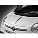 Fiat 500L sierlijst op motorkap chroom