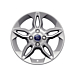 Ford B-MAX (2012 - 2018) lichtmetalen velg 16" 5 x 2-spaaks design, zilver