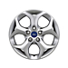 Ford lichtmetalen velg 16" 5-spaaks Y-design, zilver