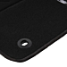 Ford Fiesta (09/2008 - 08/2011) vloermatten velour, voorzijde, met logo RHD