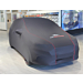 Ford Fiesta (07/2017 - 2023) beschermhoes Premium zwart met rode bies, witte Ford ovaal en Ford Performance logo