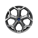 Ford Mondeo (03/2007 - 08/2014) lichtmetalen velg 19" 5-spaaks Y-design, Sparkle silver gepolijst
