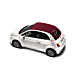 Fiat 500/500c sticker vlinder ivoor
