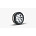 Volkswagen lichtmetalen velg Tangis, 6,5J x 15", zilver
