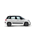 Fiat 500L sticker "flash" wit en zilver