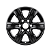 Ford Ranger (02/2019 - ..) lichtmetalen velg 17" 6-spaaks design, Panther Black