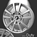Musketier Peugeot Boxer 2014 - .. / Fiat Ducato 2014 - .. lichtmetalen velg Duty 6,5x16 zilver Musketier Peugeot Boxer 2014 - .. / Fiat Ducato 2014 - .. lichtmetalen velg Duty 6,5x16 zilver