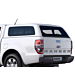 Ford Ranger (02/2019 - ..) dubbele cabine hard top met zijramen, Frozen White
