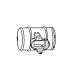 Opel Corsa D / Meriva B air flow meter reducer Opel Corsa D / Meriva B air flow meter reducer