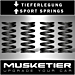Musketier Peugeot Partner (2008 - 2018) verlagingsverenset ca. 30/10 mm, aslast achter 1000kg