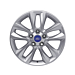 Ford alloy wheel 16" 5 x 2-spoke design, silver Ford alloy wheel 16" 5 x 2-spoke design, silver
