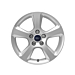 Ford lichtmetalen velg 16" 5-spaaks design, zilver Ford lichtmetalen velg 16" 5-spaaks design, zilver