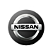 Nissan naafkap zwart 55mm