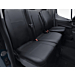 Ford Transit (01/2014 - ..) stoelovertrek premium voor dubbele passagiersstoel, zwart kunstleder