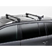 Volkswagen Touran 2003 - 2015 roof base carriers, black, with roof rails Volkswagen Touran 2003 - 2015 roof base carriers, black, with roof rails