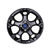 Ford lichtmetalen velg 17" 5-spaaks design, Panther Black Ford lichtmetalen velg 17" 5-spaaks design, Panther Black