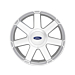 Ford Fusion (2002 - 2012) lichtmetalen velg 16" 7-spaaks design, wit