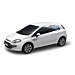 Fiat Punto stickerset Stars 3-drs