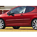 Peugeot 207 3-drs stootlijsten met chroom achterscherm
