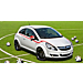Opel Corsa D 3-drs country flag & mirrors DENMARK Opel Corsa D 3-drs country flag & mirrors DENMARK