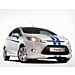 Ford Fiesta (09/2008 - 06/2017) striping voor voor- en achterbumper, blauw