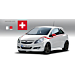 Opel Corsa D 3-drs country flag & mirrors SWITZERLAND Opel Corsa D 3-drs country flag & mirrors SWITZERLAND