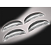 Musketier Peugeot 206 handles covers chrome 4-pieces Musketier Peugeot 206 handles covers chrome 4-pieces