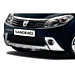 Dacia Sandero 2008 - 2012 grille zwart