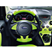 Ford Ka (09/2008 - 2016) lederen stuurwiel in zwart/Jump (groen) met rand in Jump (groen)