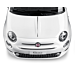 Fiat 500/500c motorkap sierlijst chroom Fiat 500/500c motorkap sierlijst chroom