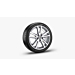 Volkswagen alloy wheel Vision, 8J x 18, Sterling-silver Volkswagen alloy wheel Vision, 8J x 18, Sterling-silver