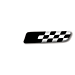 Fiat 500/500c badge zwart sport