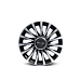 Fiat 500L set lichtmetalen velgen 17” diamantglans zwart