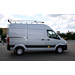 Hyundai H350 aluminium dakdrager met rol, 5 meter, versterkt