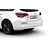 Opel Astra J Sports Tourer OPC-line rear bumper spoiler 2012 - 2015 with detachable towbar without chromed exhaust