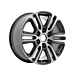 Ford Ranger (02/2019 - ..) lichtmetalen velg 18" 6 x 2-spaaks design, Medium Bolder Grey gepolijst (behalve Raptor)