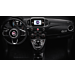 Fiat 500/500c dashboard wrapping micro-carbon zwart - korte deel (niet voor links stuur)