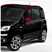 Fiat Panda 2012 - .. spiegelkappen rood Fiat Panda 2012 - .. spiegelkappen rood