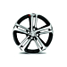 Peugeot lichtmetalen velgen Ligne S 17" 4-gats set