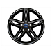 Ford C-MAX (11/2010 - 09/2018) / Focus (01/2011 - 03/2018) lichtmetalen velg 17" 5 X 2-spaaks design, Absolute Black