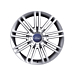Ford lichtmetalen velg 17" 9x2-spaaks design, gepolijst zilver Ford lichtmetalen velg 17" 9x2-spaaks design, gepolijst zilver