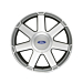 Ford Fusion (2002 - 2012) lichtmetalen velg 16" 7-spaaks design, gepolijst zilver