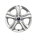 Ford Kuga (11/2012 - 11/2019) alloy wheel 17" 5-spoke design, silver