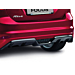 Ford Focus (01/2011 - 03/2018) wagon ST-line achterbumperdiffuser met hoogglans zwarte geintegreerde diffuser