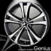 Musketier Peugeot 3008 (2009 - 2016) lichtmetalen velg Genius 8,5Jx20 zwart gepolijst